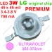 LG LED PREMIUM 3Вт ультрафіолетовий світлодіод 365-370нм 3.4-3.8В 700мА LG LED PREMIUM 3Вт ультрафіолетовий світлодіод 365-370нм 3.4-3.8В 700мА
